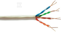 KABEL U/UTP KAT. 5E 305M (KARTON) PVC