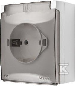 GN.1-KR.Z/U SCHU.IP44 TR.BIAŁY AQUACLIC