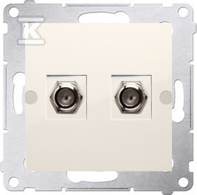 DASF2.01/41 GNIAZDO SIMON54 KREMOWY