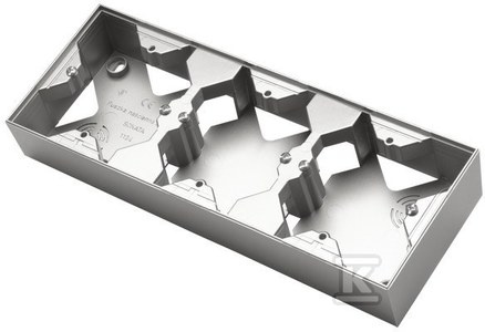 PUSZKA N/T 3-KR.SREBRO MAT SONATA