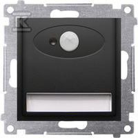 OPR.CZUJ.LED230 B.NATURAL.CZARNY SIMON54