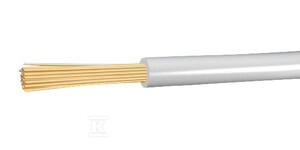LGY 1,0 500V BIAŁY H05V-K 100M