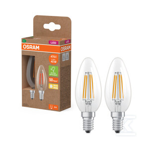ŻAR.LED CLAS 2.2W 827 CLR E14