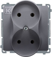 BMG2M.01/43 GNIAZDO BASIC SREBRO MAT
