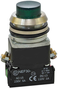 PRZYC.NEF30-WLD XY/24V-230V ZIELONY