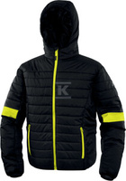 KURTKA BLOOM CZRN/ŻŁT XL