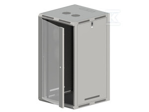 SZAFA NAŚĆ/STOJ 19" 18U 6X6, SZKŁO,SZ