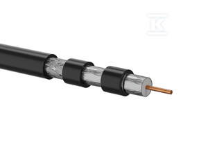 KABEL TRISHIELD OUTDOOR RG6 PE FCA 500M