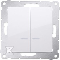 DW7/2L.01/X/11 ŁĄCZNIK SIMON54 BIAŁY