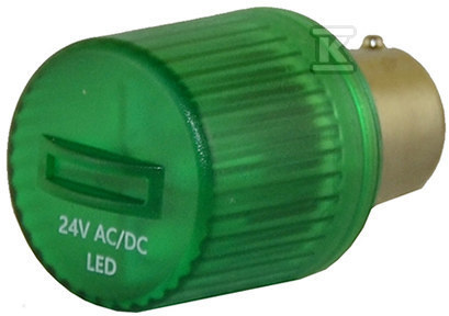 DIODA LED 24 VDC ZIELONA