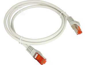 PATCH-CORD F/UTP KAT.5E PVC 0.25M SZARY