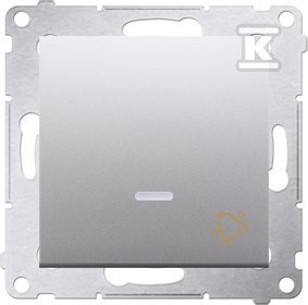 DD1AL.01/43 PRZYCISK SIMON54 SREBRO MAT