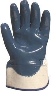 RĘKAW.GRUB.NITR.BIAŁO-NIEBIESKI ROZ.10