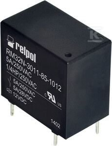 RM32N PRZEKAŹNIK 1P 5A CEWKA 12VDC
