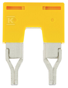 MOSTEK, 2-TOROWY, Z IZOLACJĄ, ŻÓŁTY