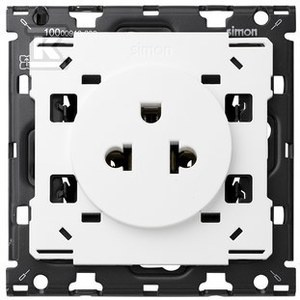 10000439-130 GNIAZDO SIMON100 BIAŁY