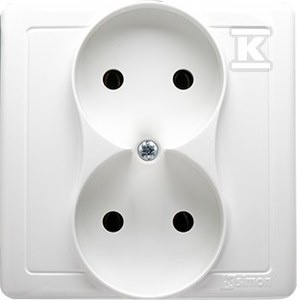 BMG2Z/11 GNIAZDO BASIC BIAŁY