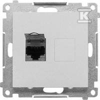 GN.1-KR.KOM.RJ45 K.6 P. ALU.MAT SIMON55