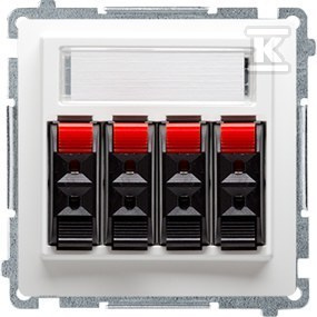 BMGL34.01/11 GNIAZDO BASIC BIAŁY