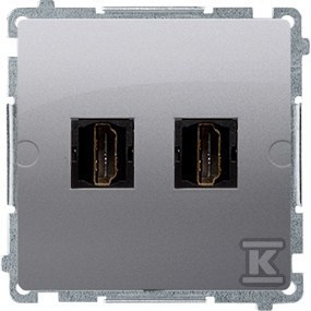 BMGHDMI2.01/43 GNIAZDO BASIC SREBRO M.