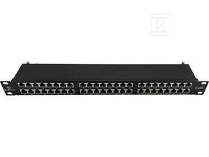 PATCH PANEL STP KAT.6, 48 PORTÓW, IDC A