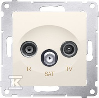 GN.ANT.RTV-SAT KOŃC.1.0DB KREM. SIMON54