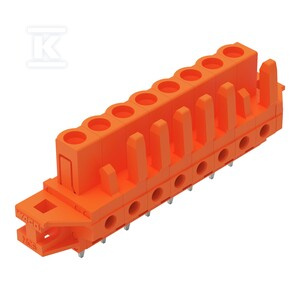 GNIAZDO THT, KON.PRO.RA.5,08 MM, 8-BIEG.