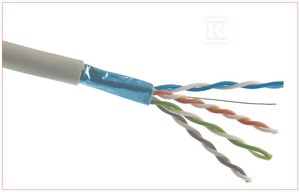 FTP KAT.5E 4X2X24 AWG DRUT C&C/A-LAN