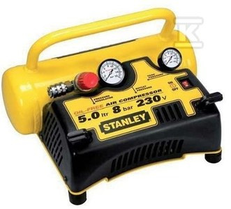 KOMPRESOR BEZOLEJOWY STANLEY 5L, 8 BAR.