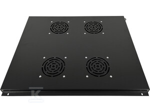 PANEL WENTYLACYJNY (4X) 800X800, CZARNY