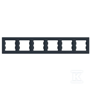 RAM.6-KR.POZIOMA ANTRACYT SFORA