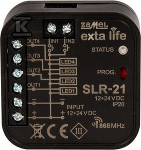 SLR-21 STER.LED.4-KANAŁ.12-24VDC