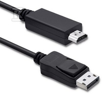 DISPLAYPORT V1.2 MĘSKI HDMI MĘSKI 1M