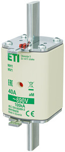 WKŁADKA NH1 AM 40A/690V