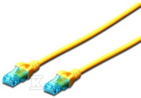PATCH CORD RJ45/RJ45 U/UTP KAT.5E 0,5M