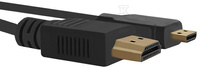 KABEL HDMI A/MICRO HDMI D MĘSKI 1.5M