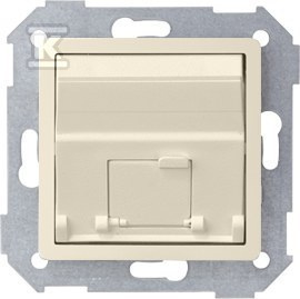 POKRYWA GN.RJ 45 X1 SKOŚNA BEŻ