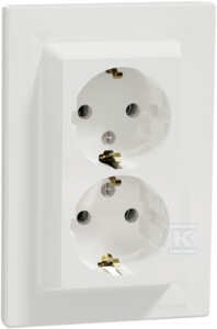 GN.2-KR.SCHUKO BIAŁA ASFORA
