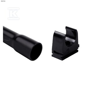 RURA CZARNA UV Z KIELI.1520+ 3 UCHWYTY