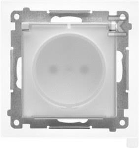 GN.1-KR.Z/U IP44 TR. BIAŁY MAT SIMON55