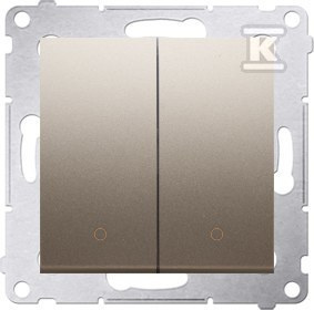 DW22A.01/44 ŁĄCZNIK SIMON54 ZŁOTY MAT