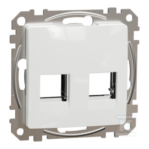 PŁYT.2XRJ45 AMP BIAŁY SEDNA DES