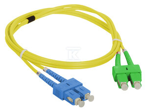 PATCH CORD SM SC/APC-SC DUPLEX 9/125 2M