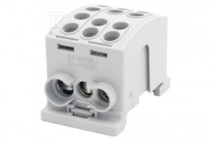 ZACISK HLK 125A-3 (1X35/2X25) SZARY