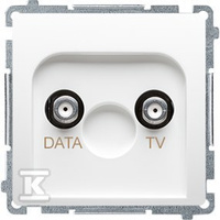 BMAD1.01/11 GNIAZDO BASIC BIAŁY