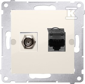 DASFRJ45.01/41 GNIAZDO SIMON54 KREMOWY