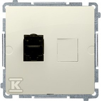 BM61.01/12 GNIAZDO BASIC BEŻ