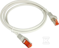 PATCH-CORD F/UTP KAT.6 PVC 0.25M SZARY A
