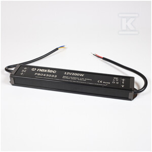 ZASILACZ WODOOD.LLG 12V IP67 16,6A 200W
