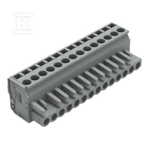 GNIAZDO 1-PRZE.KĄ.CA.CLAMP®, 2,5 MM2,